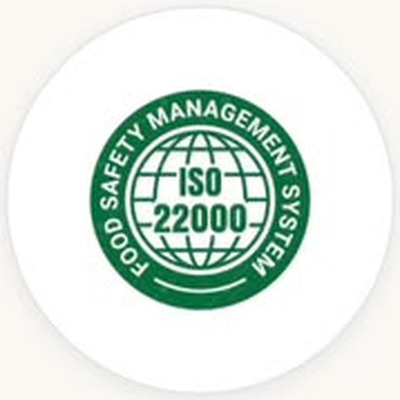 ISO 22000 certification badge