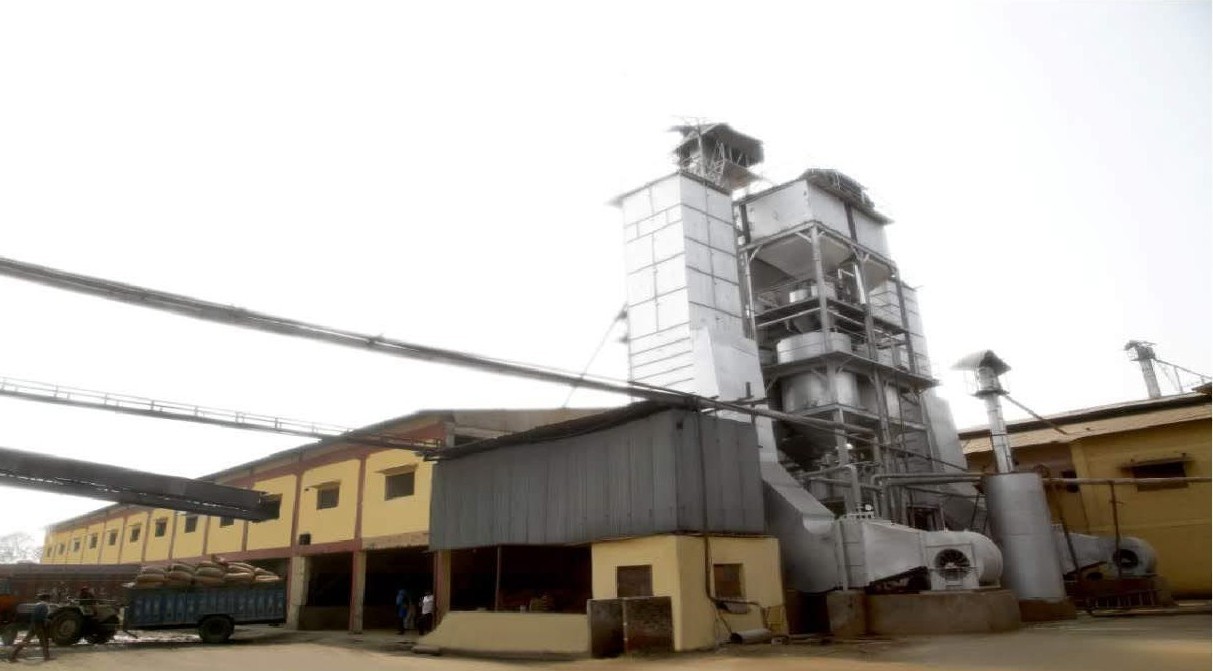 Padmavati Agro Industries — processing unit and grain storage silos